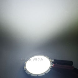 LED 49mm 42mm round LED COB Light Source Module warm nature white 15W 20W 30W lamp flip chips for downlight