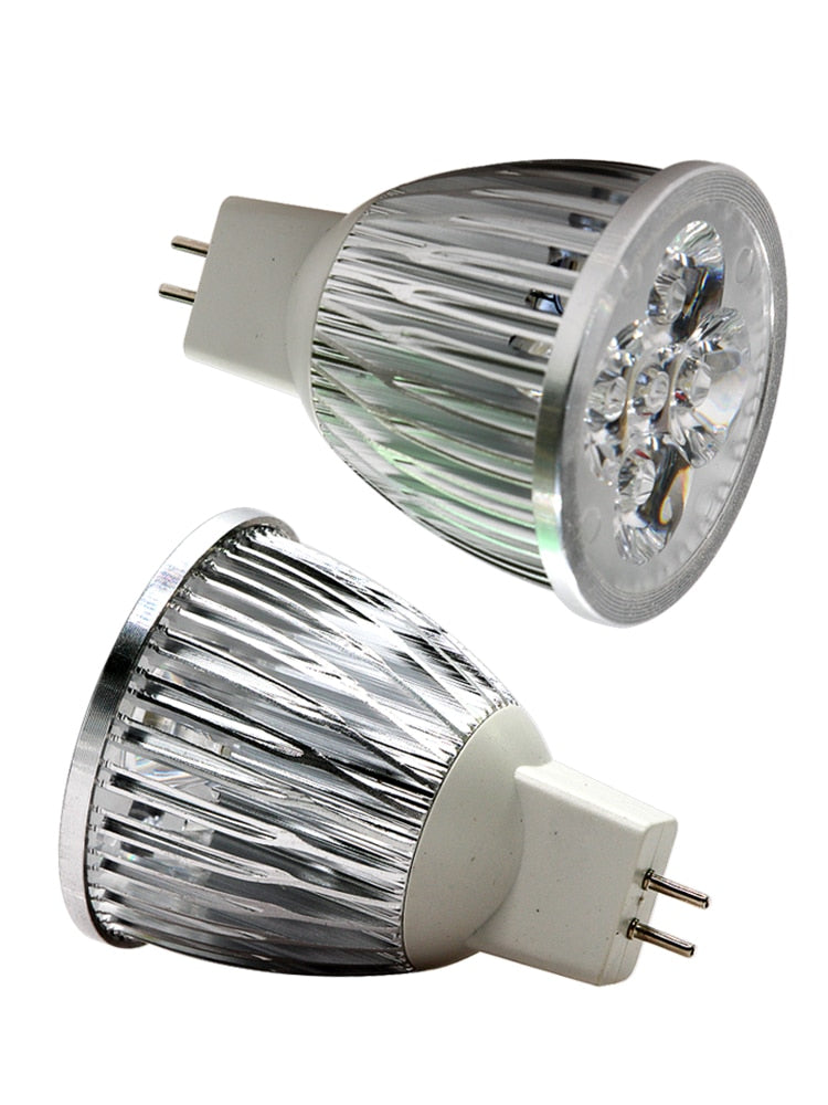 Ampoule MR16 LED Spotlight 5W Ac Dc 12v 24v Super Bright Aluminum Downlight For Home Ceiling Lamp 12 24 Volt High Power 1W Bulb