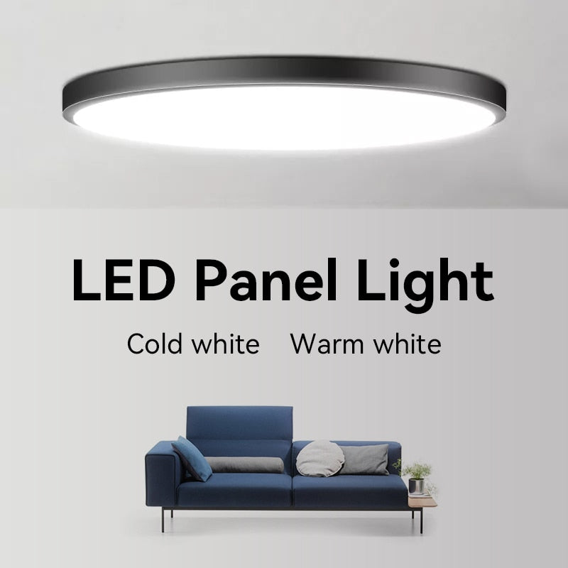 LED Panel Light 15W 20W 40W 50W Surface Ceiling Downlight AC165-265V Round Ceiling Lamp For Indoor Home Lighting Kitchen Bedroom