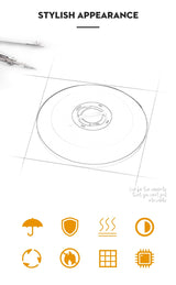 LED Panel Light 15W 20W 40W 50W Surface Ceiling Downlight AC165-265V Round Ceiling Lamp For Indoor Home Lighting Kitchen Bedroom