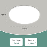 LED Panel Light 15W 20W 40W 50W Surface Ceiling Downlight AC165-265V Round Ceiling Lamp For Indoor Home Lighting Kitchen Bedroom