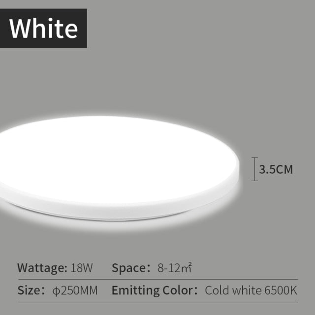 LED Panel Light 15W 20W 40W 50W Surface Ceiling Downlight AC165-265V Round Ceiling Lamp For Indoor Home Lighting Kitchen Bedroom