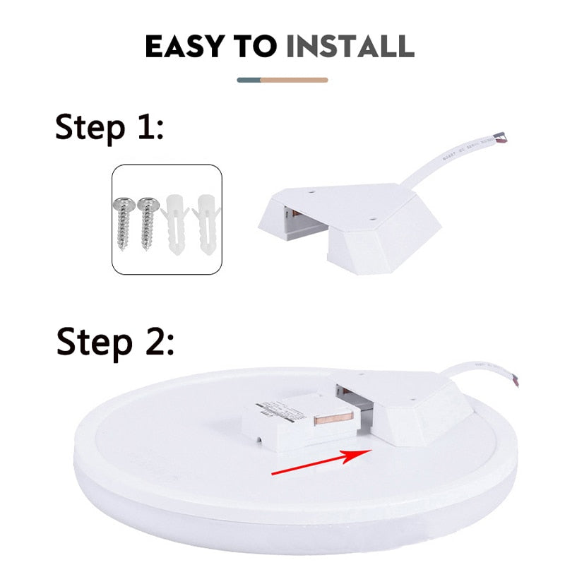 LED Panel Light 50W 30W 20W Led Ceiling Lights Lamp Surface Mounted 220V Round Downlight For Indoor Home Living Room Lighting