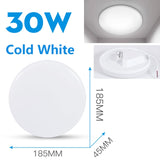 LED Panel Light 50W 30W 20W Led Ceiling Lights Lamp Surface Mounted 220V Round Downlight For Indoor Home Living Room Lighting