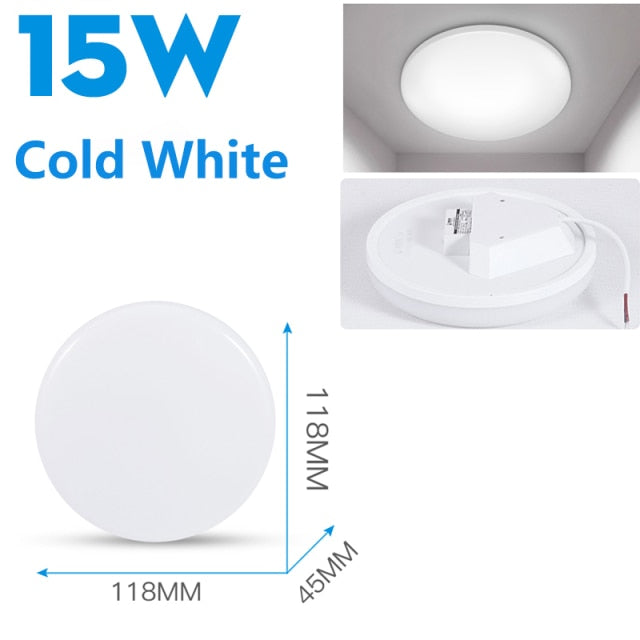 LED Panel Light 50W 30W 20W Led Ceiling Lights Lamp Surface Mounted 220V Round Downlight For Indoor Home Living Room Lighting