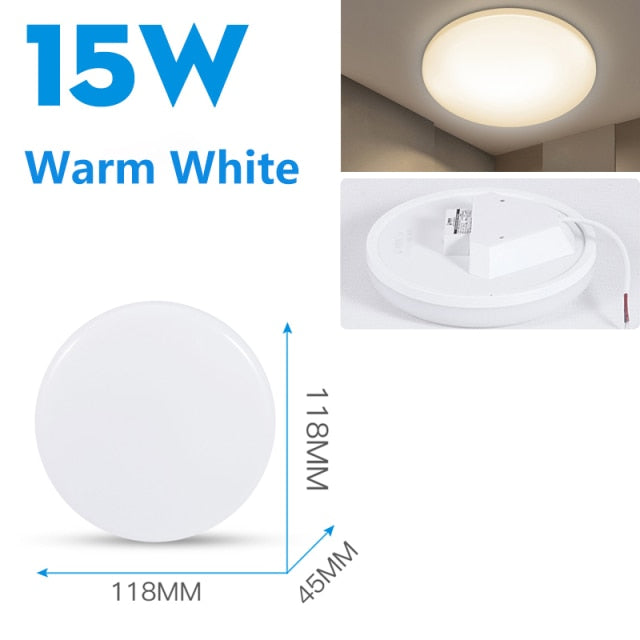 LED Panel Light 50W 30W 20W Led Ceiling Lights Lamp Surface Mounted 220V Round Downlight For Indoor Home Living Room Lighting