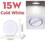 LED Panel Light 50W 30W 20W Led Ceiling Lights Lamp Surface Mounted 220V Round Downlight For Indoor Home Living Room Lighting
