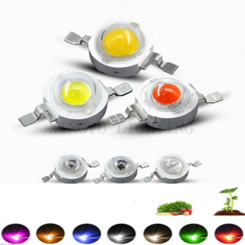 High Power DC 3.2-3.6V 10pcs 1W 3W 5W LED Beads Light Diode LED Chip SMD Warm White For SpotLight Downlight DIY Lamp Bulb