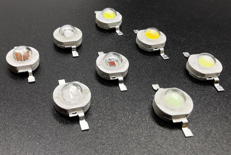 High Power DC 3.2-3.6V 10pcs 1W 3W 5W LED Beads Light Diode LED Chip SMD Warm White For SpotLight Downlight DIY Lamp Bulb