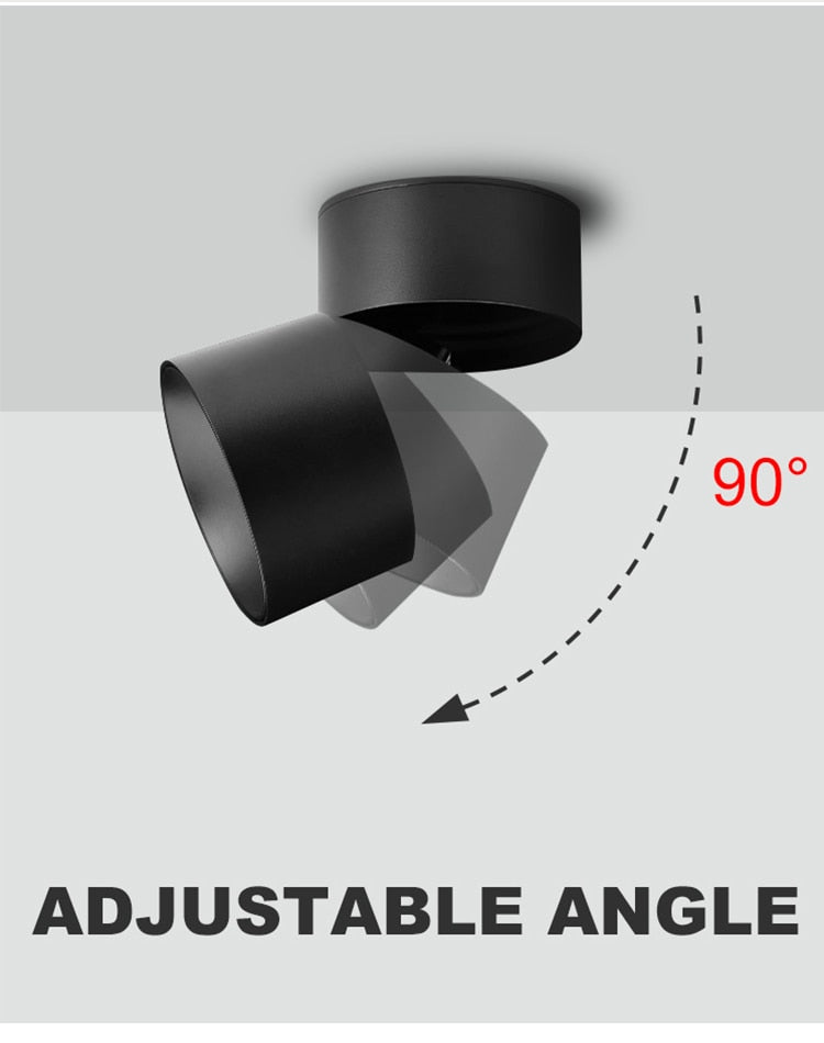 Led Spotlights COB Foco Led Spot Light Lamp Ceiling 10W 20/30W Track Lights Foldable Downlight for Home Shop Clothing Store 220V