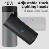 Led Spotlights COB Foco Led Spot Light Lamp Ceiling 10W 20/30W Track Lights Foldable Downlight for Home Shop Clothing Store 220V