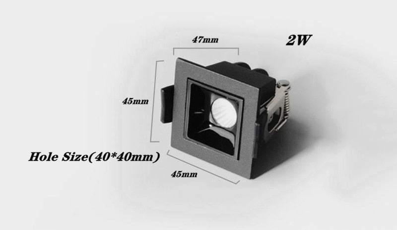 LED downlightStrip dimmable recessed LED ceiling lights, 2w, 4w, 6w 10W, 20W, 30W, AC85 ~ 265V, COB LED downlights, indoor lighti
