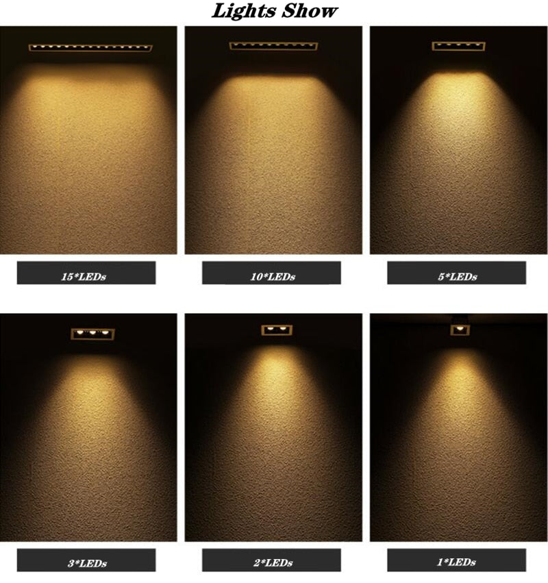 LED downlightStrip dimmable recessed LED ceiling lights, 2w, 4w, 6w 10W, 20W, 30W, AC85 ~ 265V, COB LED downlights, indoor lighti