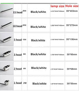 Embedded Creative LED Downlight 20W 10W 4W 2W Line Recessed Lamp 110V 220V Led Bulb Bedroom Kitchen Indoor LED Spot Light Black