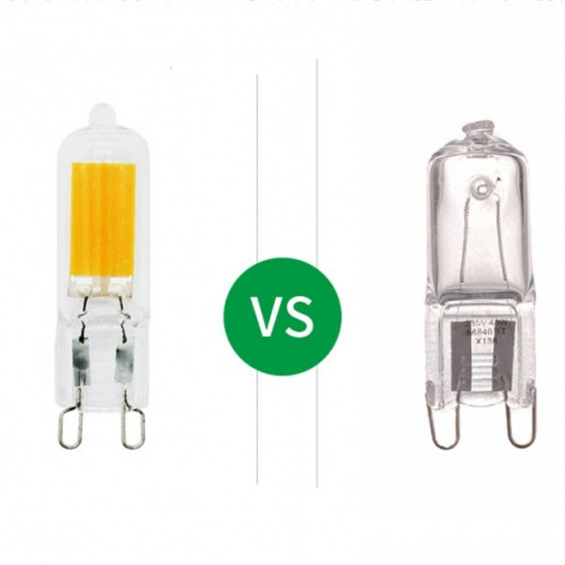 Super Bright G9 LED Light Bulb 7W 9W 12W 15W 220V Glass Lamp Cold White/Warm White Constant Power Light LED Lighting G9 COB Bulbs