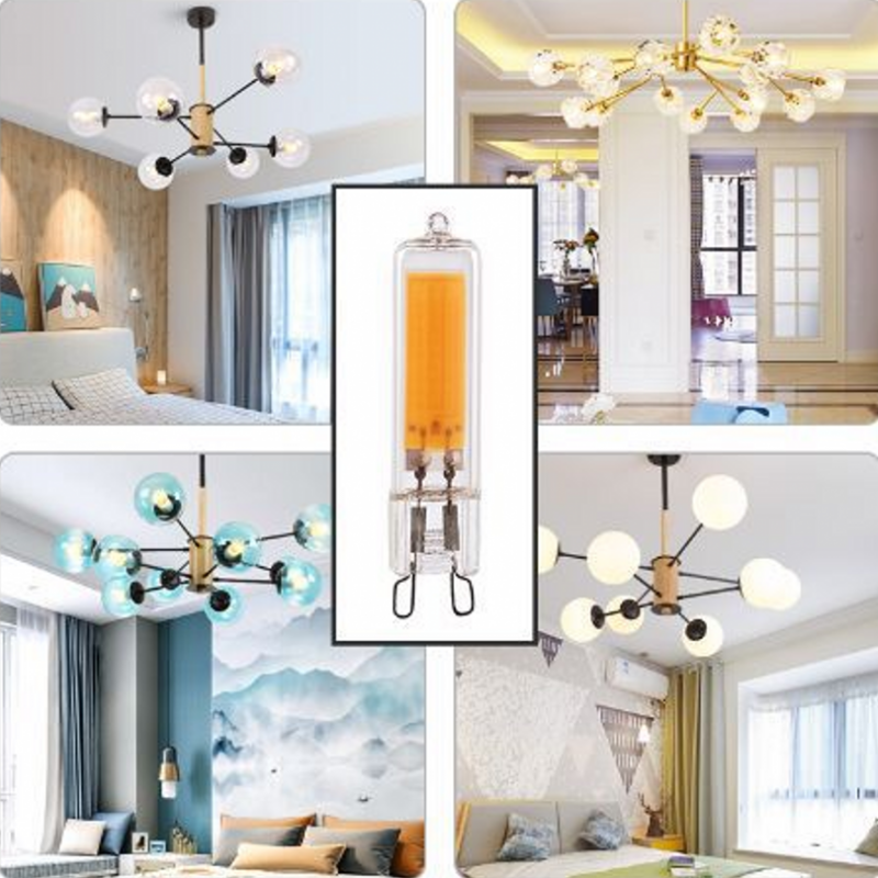 Super Bright G9 LED Light Bulb 7W 9W 12W 15W 220V Glass Lamp Cold White/Warm White Constant Power Light LED Lighting G9 COB Bulbs