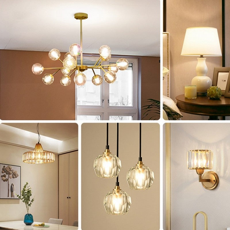 Super Bright G9 LED Light Bulb 7W 9W 12W 15W 220V Glass Lamp Cold White/Warm White Constant Power Light LED Lighting G9 COB Bulbs