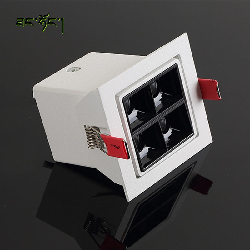 Thick Aluminum Adjustable Angle Recessed LED Spot Lighting 220V 110V Bedroom Kitchen Indoor Downlight 8W 16W 32W Ceiling light