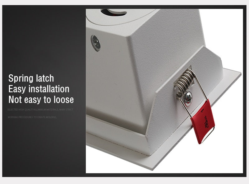 Thick Aluminum Adjustable Angle Recessed LED Spot Lighting 220V 110V Bedroom Kitchen Indoor Downlight 8W 16W 32W Ceiling light