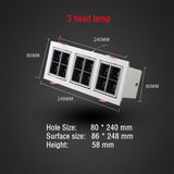 Thick Aluminum Adjustable Angle Recessed LED Spot Lighting 220V 110V Bedroom Kitchen Indoor Downlight 8W 16W 32W Ceiling light