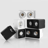 Square Surface Mounted Ceiling Downlight lamp 7W 14W ceiling led lights AC110V 220V cob led spot lights Ceiling Fixtures Lighting