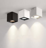 Square Surface Mounted Ceiling Downlight lamp 7W 14W ceiling led lights AC110V 220V cob led spot lights Ceiling Fixtures Lighting