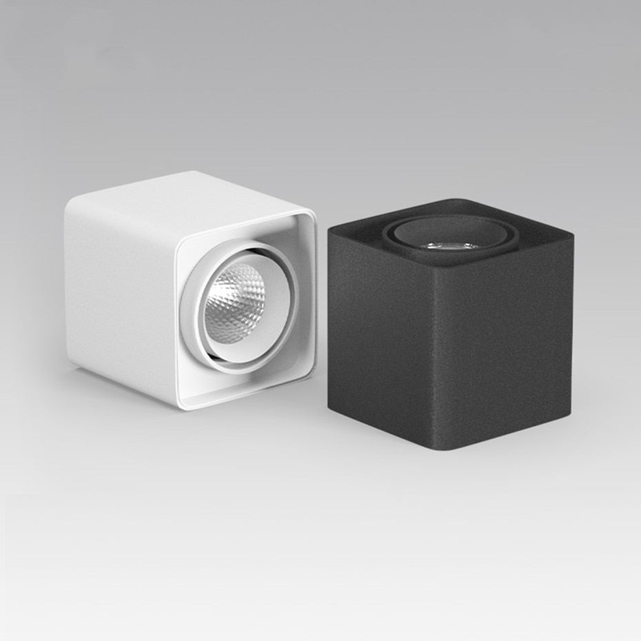 Square Surface Mounted Ceiling Downlight lamp 7W 14W ceiling led lights AC110V 220V cob led spot lights Ceiling Fixtures Lighting