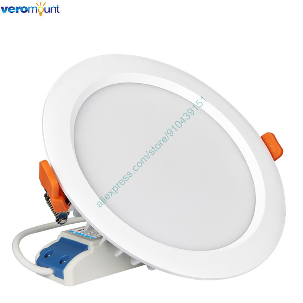 MiBoxer FUT069 15W RGB+CCT IP54 Downlight AC 110V 220V 2.4G RF Wireless Remote WiFi Smartphone APP Alexa Google Voice Control
