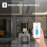 Gledopto Zigbee 3.0 Smart RGBCCT LED Downlight Pro 6W/12W Waterproof Rating IP54 Work With Tuya APP/Voice/RF Remote Control