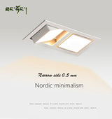 LED downlight adjustable angle ceiling light grille spotlight embedded 7W 14W 21W living room bedroom aisle home lighting