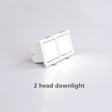 LED downlight adjustable angle ceiling light grille spotlight embedded 7W 14W 21W living room bedroom aisle home lighting