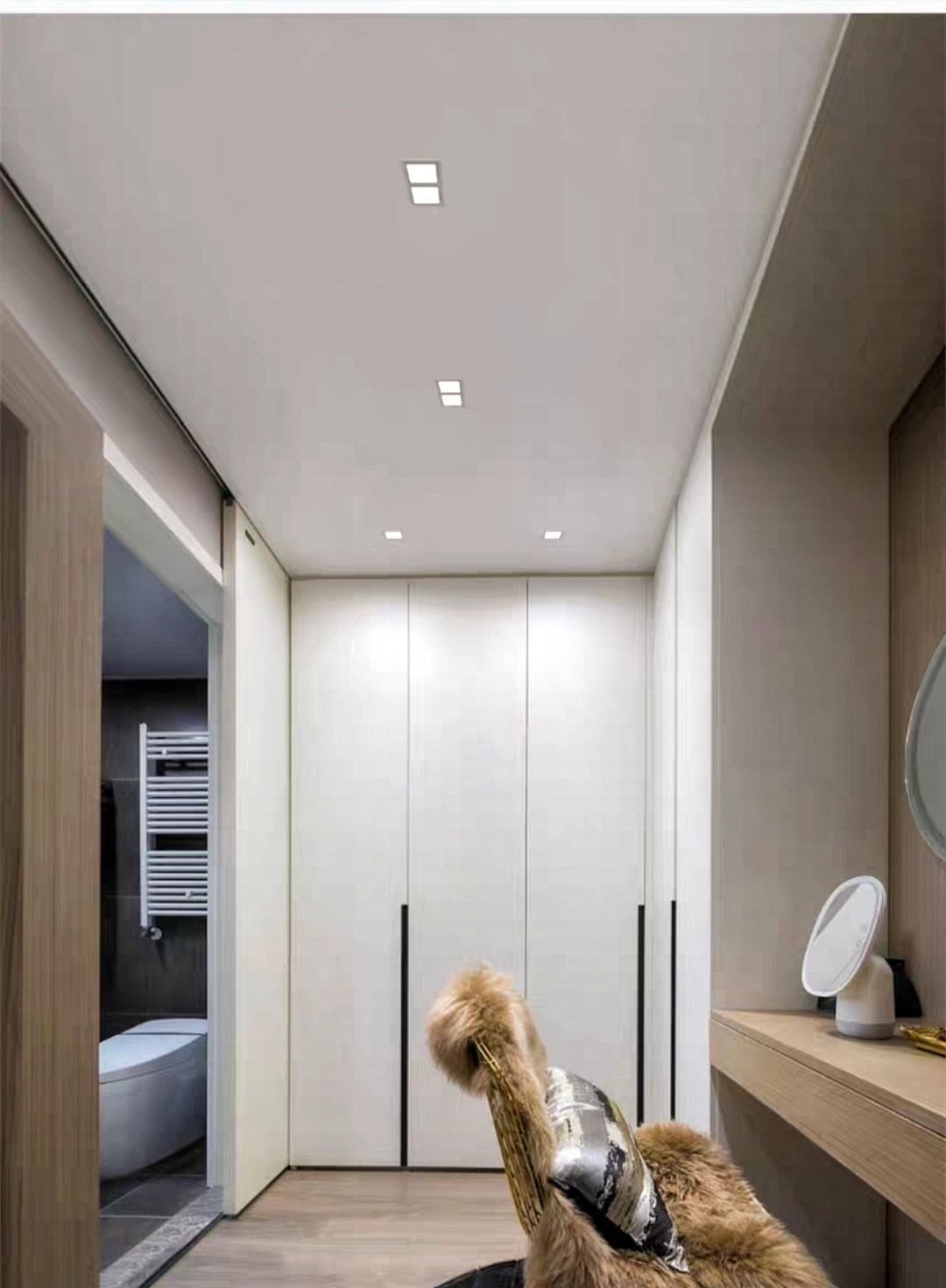 LED downlight adjustable angle ceiling light grille spotlight embedded 7W 14W 21W living room bedroom aisle home lighting