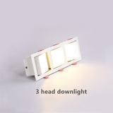 LED downlight adjustable angle ceiling light grille spotlight embedded 7W 14W 21W living room bedroom aisle home lighting