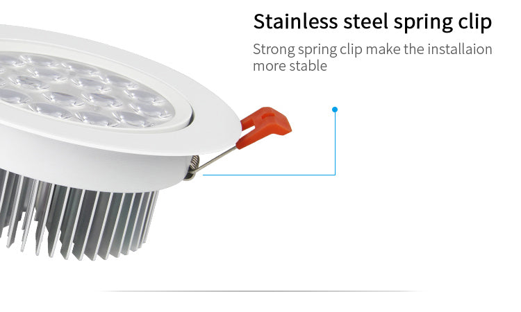 Smart LED Light Miboxer 9W RGB + CCT LED Downlight FUT068 Round AC 100V-240V WiFi Control Brightness Dimmable Angle Adjustable