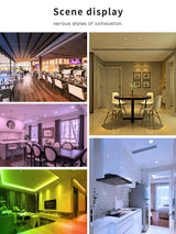 LED downlight smart home ZIGBEE light link RGBCCT led dimmable lamp work with  Ecoh plus SmartThings Voice control LED