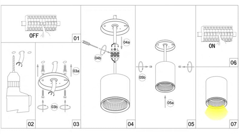 Surface Mounted Led Downlight Ceiling Spot Light 5-20W Brightness AC85-265V Outdoor Hotel Home Indoor Lighting Waterproof IP65