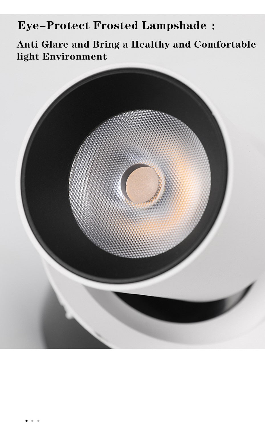 LED Downlight Embedded Ceiling Lamp 7W 10W 12W Dimmable Spotlight Living Room Simple Nordic Adjustable And Rotate  COB Light