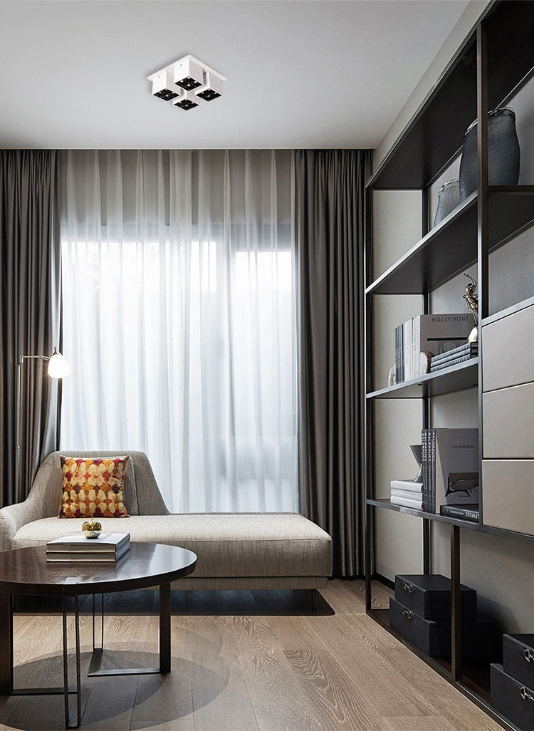 LED downlight square spotlight 32W embedded ceiling downlight bedroom living room aisle restaurant home lighting lighting