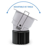 Dimmable LED Recessed spot light Narrow Border Downlight living room spotlight 7W 12W 15W downlight minimalist bedroom light