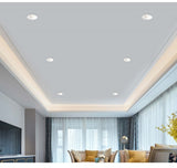 Dimmable LED Recessed spot light Narrow Border Downlight living room spotlight 7W 12W 15W downlight minimalist bedroom light