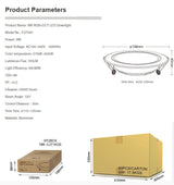 Miboxer FUT061 9W RGB+CCT LED Downlight Dimmable AC220V Recessed Downlight 2700K-6500K Support 2.4HG Remote/ WiFi APP Control