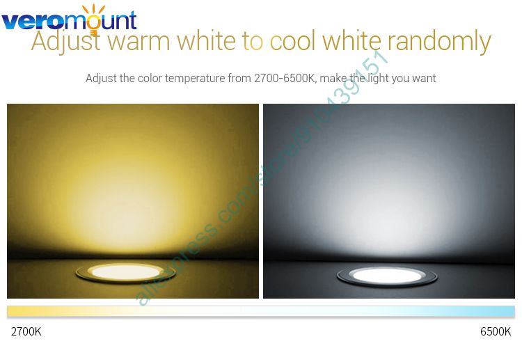 MiBoxer FUT061 9W Smart RGB+CCT LED Recessed Ceiling Downlight AC110V 220V 2700K~6500K 2.4G RF Wireless Remote WiFi APP Control