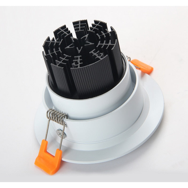 Dimmable 15/45/60 Degree Zoom Focusing 360 Degree Rotation LED COB Downlight 5W 10W 15W LED Spotlight Led Light Bulb 110V 220V