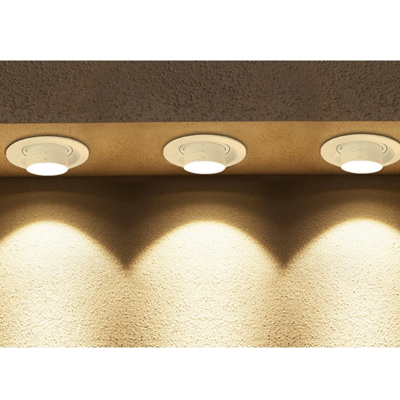 Dimmable 15/45/60 Degree Zoom Focusing 360 Degree Rotation LED COB Downlight 5W 10W 15W LED Spotlight Led Light Bulb 110V 220V