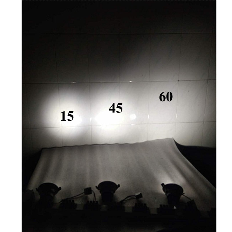 Dimmable 15/45/60 Degree Zoom Focusing 360 Degree Rotation LED COB Downlight 5W 10W 15W LED Spotlight Led Light Bulb 110V 220V