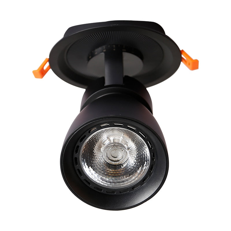 Dimmable Embedded COB Ceiling 12W 20W 35W AC85-265V Rotate 360 Degrees LED Downlight Home Lighting