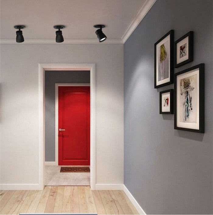 Dimmable Embedded COB Ceiling 12W 20W 35W AC85-265V Rotate 360 Degrees LED Downlight Home Lighting