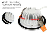 LED Round Brightness adjustable Miboxer 6W RGB+CCT Waterproof LED Downlight FUT063 AC 100V-240V
