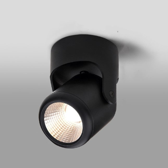 Dimmable Surface Mounted Anti Glare LED Downlights 7W 12W 15W 18W Epistar Chip COB Ceiling Spot Lights AC85~265V Background Lamps