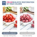 Gledopto Smart Zigbee 3.0 Dimmable LED Ceiling Downlight Suitable For Bedroom Living Room Kitchen Corridor 2200-6500K Pro 12W